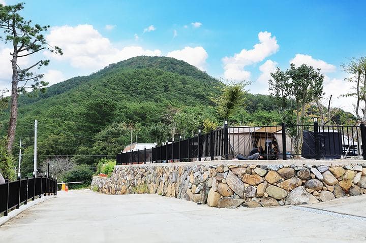 산달바다 캠핑장 사진