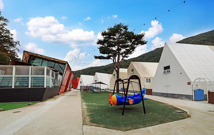 가평 아이섬 풀 글램핑 사진
