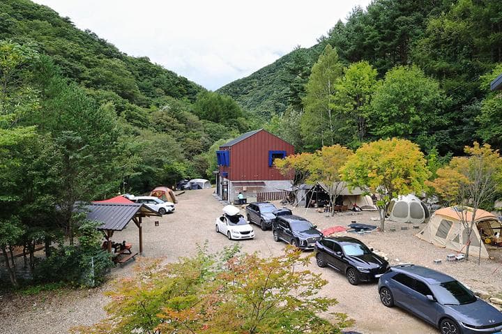 산마을 풍경 사진