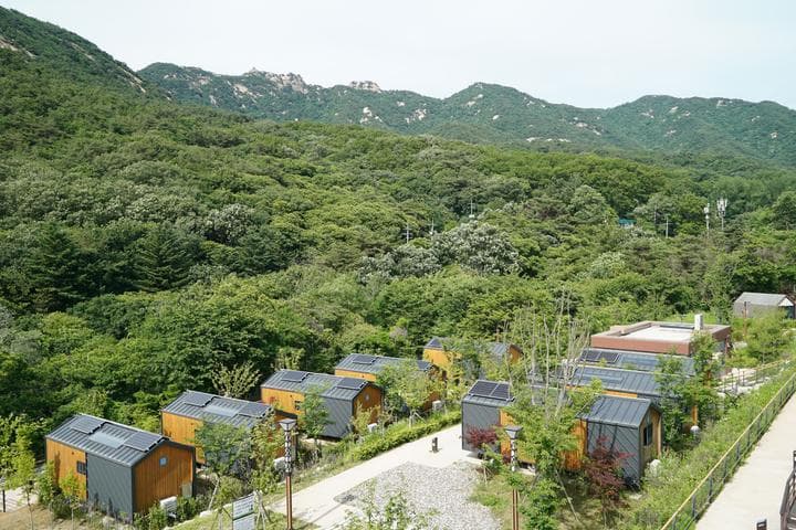 북한산 사기막야영장 사진
