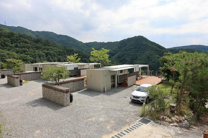 포천 몽롱한노을 카라반 캠핑장 사진