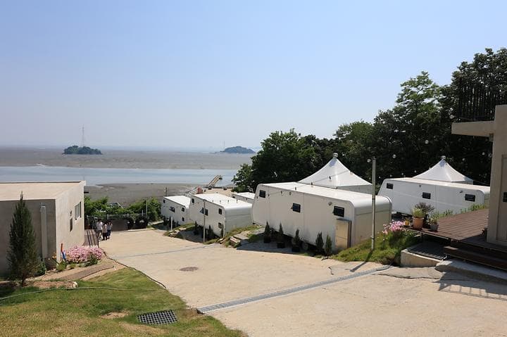 오우스 카라반 캠핑장 사진