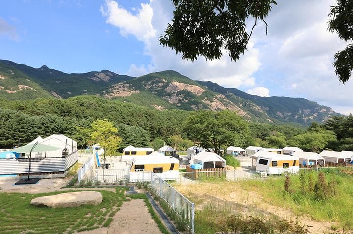 산이다 글램핑 사진
