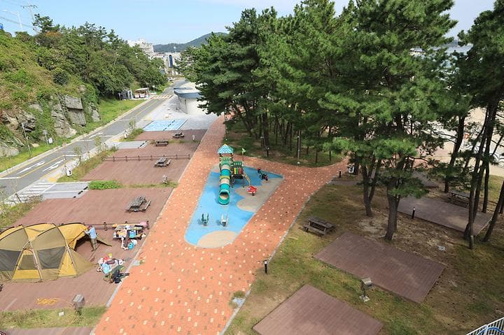 울주해양레포츠센터 야영장 사진
