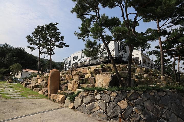 경호강 카라반 사진