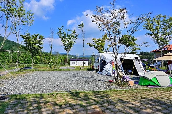 보성강 용정권역 어울마당 야영장 사진